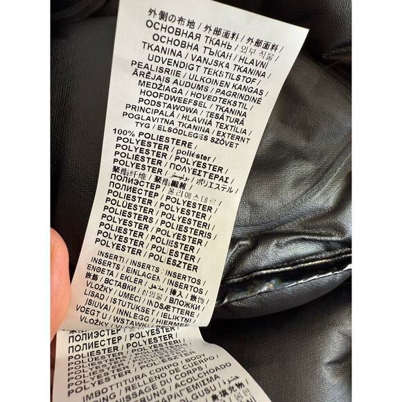 LOVE MOSCHINO Black Polyester Puffer Jackets & Coat Women’s Size 46 US10 / UK14 - Picture 11 of 15